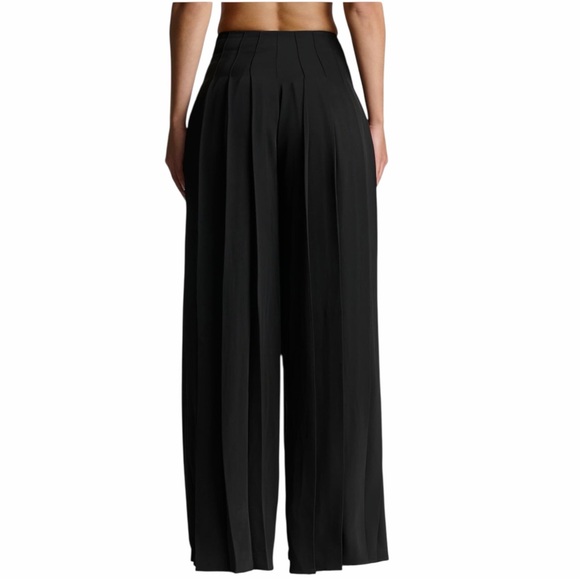 NAKED WARDROBE Pleated Wide Leg Pants Lined Size XS - Picture 2 of 5